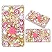 Produktbild spritech (TM) 3D Handmade Fashion Girl Frau Extreme Luxus Bling Diamant Kristall Geometrie Strass Pink Klar Schutzhülle Haut für iPod Touch 5.