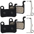 ONBICLE Bicycle Disc Brake Pads - 2 Pairs Resin MTB Mountain Bike Semi-Metal Rotor Brake Pads for Cycle Machine