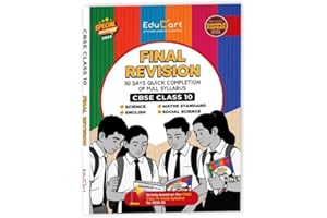 Educart CBSE Class 10 Final Revision Book 2026 - Mathematics + Science + Social Science + English (30 Days Quick Completion of Full Syllabus for 2025-26 Exam)