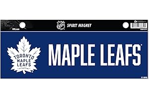 Rico Industries NHL Hockey Toronto Maple Leafs 4 x 10 Team Spirit Magnet - Car, Home Décor - Refridgerator, Office, Kitchen