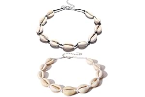 Meetlight naturale per le donne a shell collare collane regolabile hawaii collana gioielli per ragazze lady boho clavicola catena