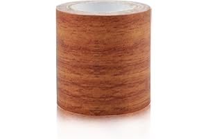 Zfseyuh Cinta de Reparación de Muebles Cinta Adhesiva Marron Madera Cinta Marrón para Muebles para Reparación de Pisos y Muebles 5,7 cm x 4,57 m (Color Chocolate)