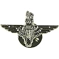 The parachute Regiment Made in UK deluxe silver plated Lapel pin badge