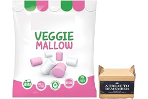 SHANZA DEPARTMENTAL'S HUGE 1kg Bag of Vegan Marshmallows | 100% Vegetarian, Gelatine-Free, Palm Oil-Free, Gluten-Free | Pink & White Vanilla Flavoured Mallows | Perfect for Hot Chocolate, Roasting, S’mores, Baking & Sharin