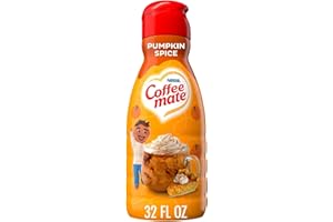 GROCERIESRUS Coffee mate Pumpkin Spice Liquid Coffee Creamer, 32oz (946ml) - US Import