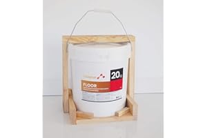 h2oplus Pittura per Pavimenti Interni ed Esterni FLOOR Rosso, 20Kg · Vernice 100% NATURALE a base di Acqua, NESSUN ODORE ai Solventi Chimici · Adatta a Garage privato, Cemento, Asfalto, Piastrelle