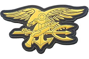 LEGEEON US Navy Seals Insignia DEVGRU SOCOM Morale Tactical Army PVC 3D Hook Patch