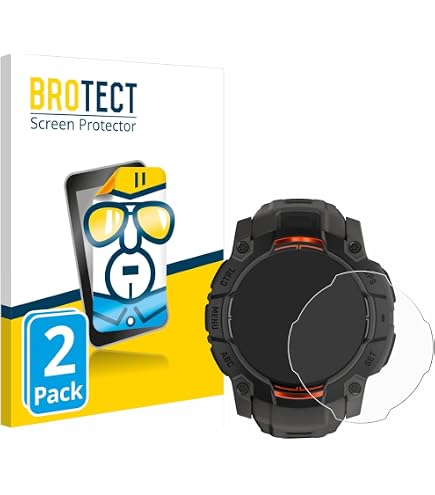 2x Écran Protecteur Bruni Pour Garmin Tread 8 Pouces - Anti-rayures, Lavable, Fabriqué En Allemagne