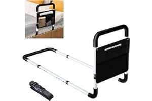 ‎KINGPAVONINI KingPavonini Aufstehhilfe Bett für Senioren, medizinische Bettunterstützungsstange mit Mobilitätshilfe, inkl. Aufbewahrungstasche und Befestigungsgurt, passend für King, Queen, Full und Twin