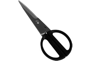 Kai Europe 83BK de 0202 Ciseaux de Cuisine Michel Bras INOX/Plastique 20,3 x 7.7 x 1 cm, Argent/Noir