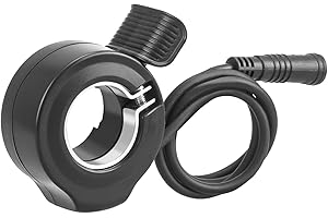 Zeekpowa Accélérateur à pouce pour bafang 3 broches pour BBS01B BBS02B BBSHD Mid Drive Motoréducteur eBike avec câble de 45 cm