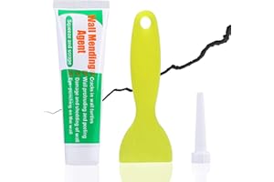 Wall Filler - funvce White Wall Mending Agent with Scraper,100g Weatherproof Quick Drying Wall Repair Paste Cream for filling Wall Cracks, Holes, Graffiti and Peeling