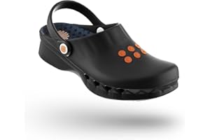 WOCK Nube con Plantilla, Zuecos Sanitarios Mujer e Hombre, Zuecos Comodos para Cocina: Antideslizantes, Antiestáticos, Lavables e Transpirables