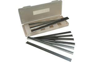 XCALIBUR TOOLING Lames de raboteuse d’outillage Xcalibur Compatible avec Makita DKP180 18V Sans fil LXT 82mm Couteaux réversibles Boîte de 10