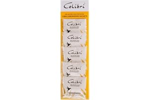 The Wool Company Colibri Natural Anti-Moth 5 Sachet Pack in Lemongrass - Non-Toxic Handmade Natural Moth Repellent - Keep Your Clothes Free From Moths - Lasts For 4-6 Months