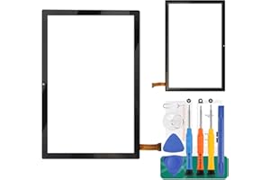SRJTEK Ersatz-Touchscreen für Blackview Tab 8 25,7 cm (10,1 Zoll) für Blackview Tab 8E Bildschirm, Ersatz-Digitizer-Montage-Reparatur-Set (schwarz, kein LCD im Lieferumfang enthalten)