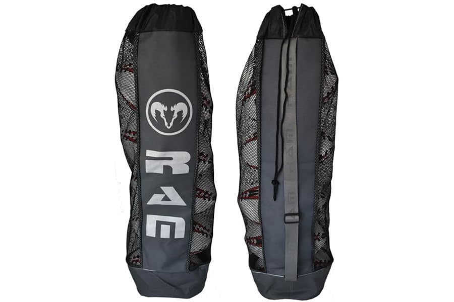 Ram Rugby Ball Tube Bag - Adjustable Carry Strap - Holds 5 x Size 5 Rugby Balls