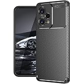 Spia Xiaomi Redmi Note 12 Pro 5G ile uyumlu Kılıf Siyah Karbon Silikon Orijinal Esnek İnce Geliştirilmiş Dayanıklı Darbe Karş
