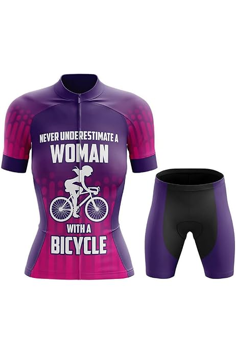 Abbigliamento Ciclismo Uomo Completo Ciclismo Donna Estivo - Con Tasche, Traspirante E Antiscivolo Maglia E Pantaloni - 8