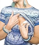 2in1 elegantes und bequemes Umstandskleid / Stillkleid, Modell: MINO langarm oder kurzarm - 3