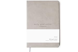 MÅL PAPER Kalendarz do codziennego ustawiania celów: szary | Dziennik wdzięczności | Niedatowany terminarz codziennego | planer produktywności, pamiętnik i pozytywne myślenie | Organizer do planowania życia
