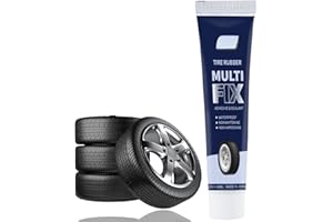 HIVETZ Black Tyre Repair,Instant Tyre Repair Glue,Puncture Repair Glue,Tire Repair Glue,Rubber Glue for Tyres,Rubber Cement for Tyre Repair,Rubber Solution Glue,Rubber Adhesive Glue,Tyre Repair Sealant
