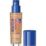 Rimmel London Match Perfection Foundation, SPF 20, 203 True Beige, 30 ml