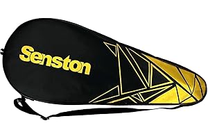 Senston Unisex Tennis Racket Cover Bolsa de Raqueta de Tenis Individual con Correa Ajustable para el Hombro