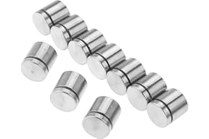 Hicello 10Pcs 25x25mm Stainless Stand Off Bolts Mount Standoffs Sign Advertisement Fixings