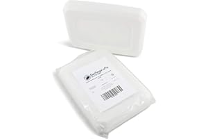 Seifenprofis Savon Brut Blanc/Opaque 1 kg - Savon verseur à base de glycérine - Sans parfum