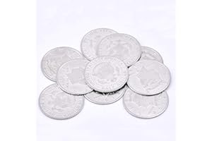 Enjoyer Palming Coins Super Sottile (Versione Mezza Dollaro) Trucchi Magici Moneta Puntelli Magici Primo Piano Accessori Gimmick,10 Pz/lotto
