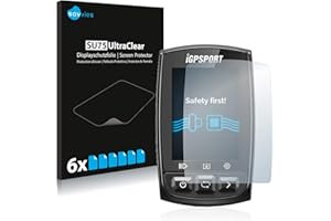 savvies Protector Pantalla para igpsport iGS50E (6 Unidades) Película Ultra Transparente