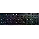 Logitech G915 LIGHTSPEED Tastiera Gaming Meccanica Wireless, Profilo Ribassato, GL-Tactile Switches, LIGHTSYNC RGB, Design So