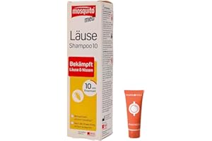 Mosquito med Läuse Shampoo 100ml - Bekämpft Kopfläuse und Nissen I schnell und effektiv I praktische Anwendung I Läusemittel I Läusebehandlung I Spar-Set plus Pharma Perle