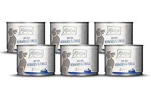 MjAMjAM - Nourriture Humide Premium pour Chiens - Duo de Poulet juteux & Truite aux courgettes cuites à la Vapeur, Paquet de 6 (6 x 200g), sans céréales avec Extra Viande