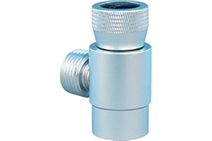 Q GROW INNOVATIVE AQUA TOOLS Q-Grow adapter do akwarium CO2 – adapter do butelek W21.8 do TR21-4 do jednorazowych cylindrów sodowych CO2 | montaż 30 sekund | wytrzymałe aluminium | nieprzeciekające zasilanie CO2 wraz z instrukcją