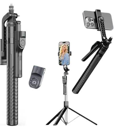 Perche Selfie Huawei AF11 Noir/Doré – Trépied Intégré, Rotation 270°, Bluetooth 10m, Ultra-Léger En Aluminium