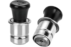 Adunsiaoto Pack of 2 Cigarette Lighter Plug Fits for Most Vehicles, Car Cigarette Lighter Socket, Auto Cigarette Lighter, Waterproof Plugs for Car Motorcycle Marine ATV RV Lighters Sockets