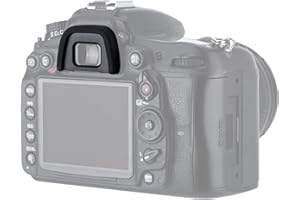JJC Oculaire souple en silicone pour Nikon D7100 D7000 D5100 D5000 D750 D610 D600 D300s D300 D200 D100 D90 D80 D70S D70 D60 Remplace Nikon DK-211 /DK-23 Œilleton