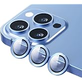 MADNOVA iPhone 12 Pro Max i&ccedil;in Kamera Koruyucu İphone Al&uuml;minyum Alaşım &Ccedil;er&ccedil;eveli Tempered Glass iPhone Kamera Lens Koruyucu (