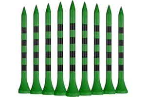 LIKOSO Golf Tees de Madera Paquete de 100,83mm/70mm/54mm/38mm