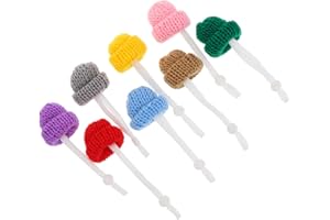 ULTECHNOVO Adjustable Knitted Pet Hat for Snakes and Lizards Mini Lightweight Woolen Yarn Cap for Reptile Dressing and Festival Decoration