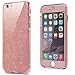 Price comparison product image NWNK13® Slim Glitter Sparkly Shockproof 360° Protective Front and Back Full Body Tpu Silicon Gel Case Cover with Branded Card Organiser (iPhone 6 / 6S (4.7), Glitter Rose Gold)