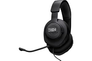 Quantum 100M2, Gaming-Hörlurar, Svart | JBL QuantumSOUND Signature och 3,5 mm-Kontakt, Kompatibel med Flera Plattformar