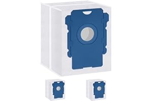 WAIKAS Bolsas de vacío, 2 paquetes de bolsas no tejidas, compatibles con iRobot Roomba Bags i, s y j Series, repuesto para iRobot Roomba i1+, i3+(3550), i4+, i6+, i7+, i7Plus, j7+(7550
