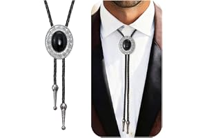 ADRAMATA Bolo slips för män – cowboy kostym slips rep västerländsk halsband halloween bolo slips tillbehör för kvinnor män