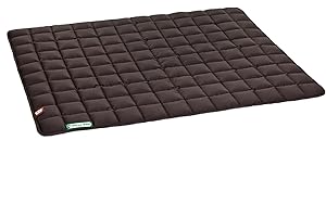 Doctor Bark Hundedecke – weiche, hochwertige Hundematte für große Hunde, robuste Indoor-Outdoor Liegedecke, waschbar bis 95 °C (Gr. XL, 120x100 cm, Braun)