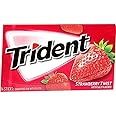 Trident Strawberry Twist Sugar Free Chewing Gum, 14 Sticks, 26 g