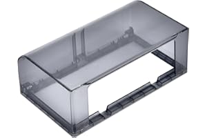 TOPHOMER Copertura impermeabile per interruttori, protezione per prese elettriche da bagno, protezione per prese di sicurezza con interruttore a levetta, scatola frontale per prese e interruttori a parete (A)