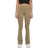 URBAN CLASSICS Leggings da Donna in Cotone Organico con Zampa di Elefante, Disponibile Anche per Grandi Taglie, Taglie XS - 5